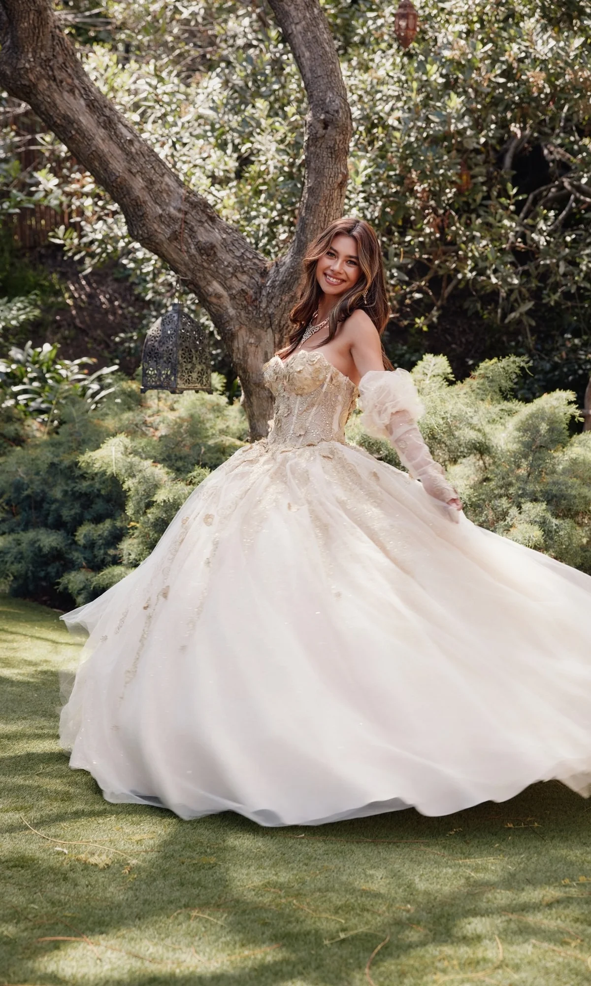Strapless Quinceanera Dress: Juliet JT1465H - Image 4